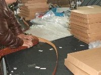 packing leather belt leather belt packing process